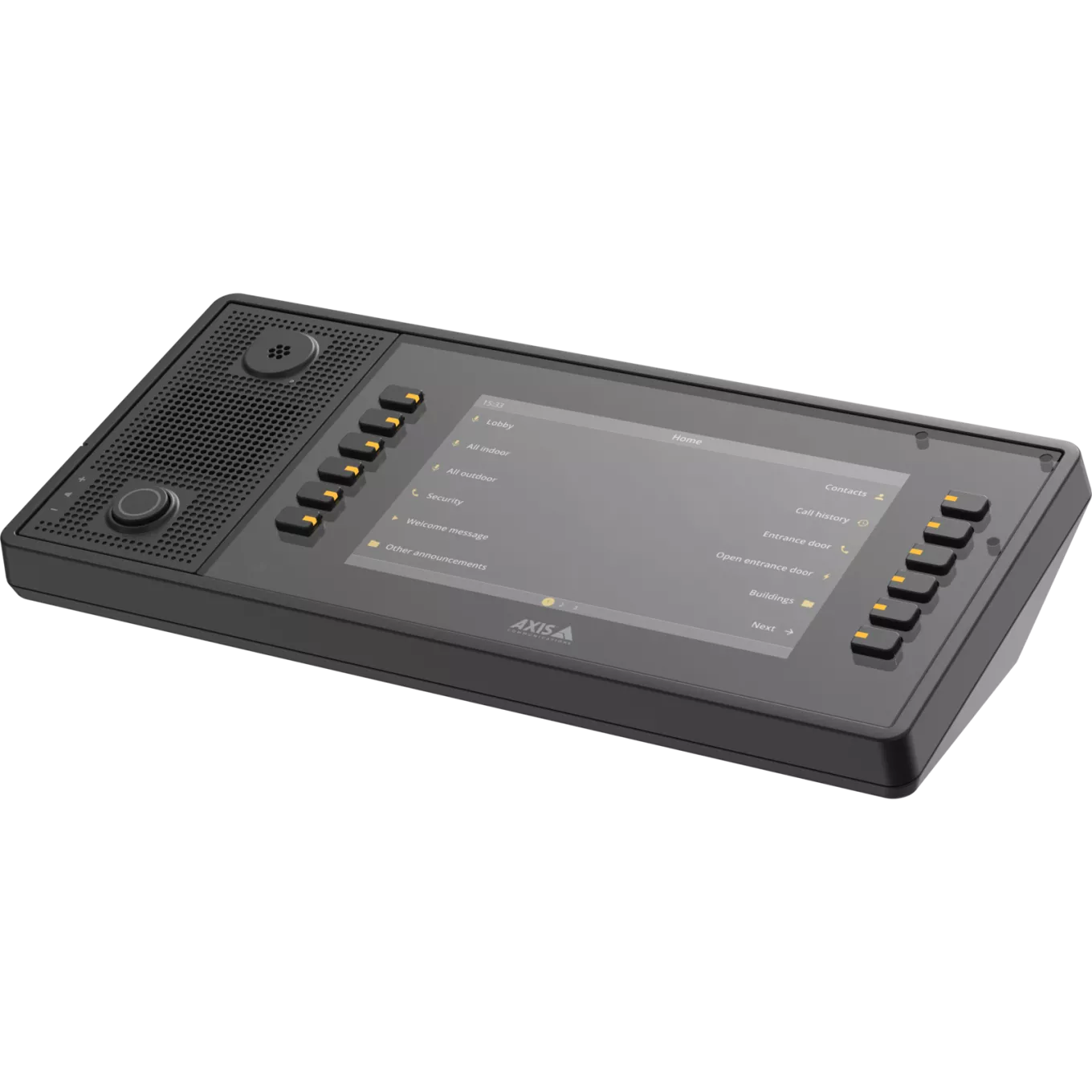 Dispositivo Axis C6110 per comunicazioni audio IP professionali - Sistema di controllo e gestione audio con display touchscreen integrato