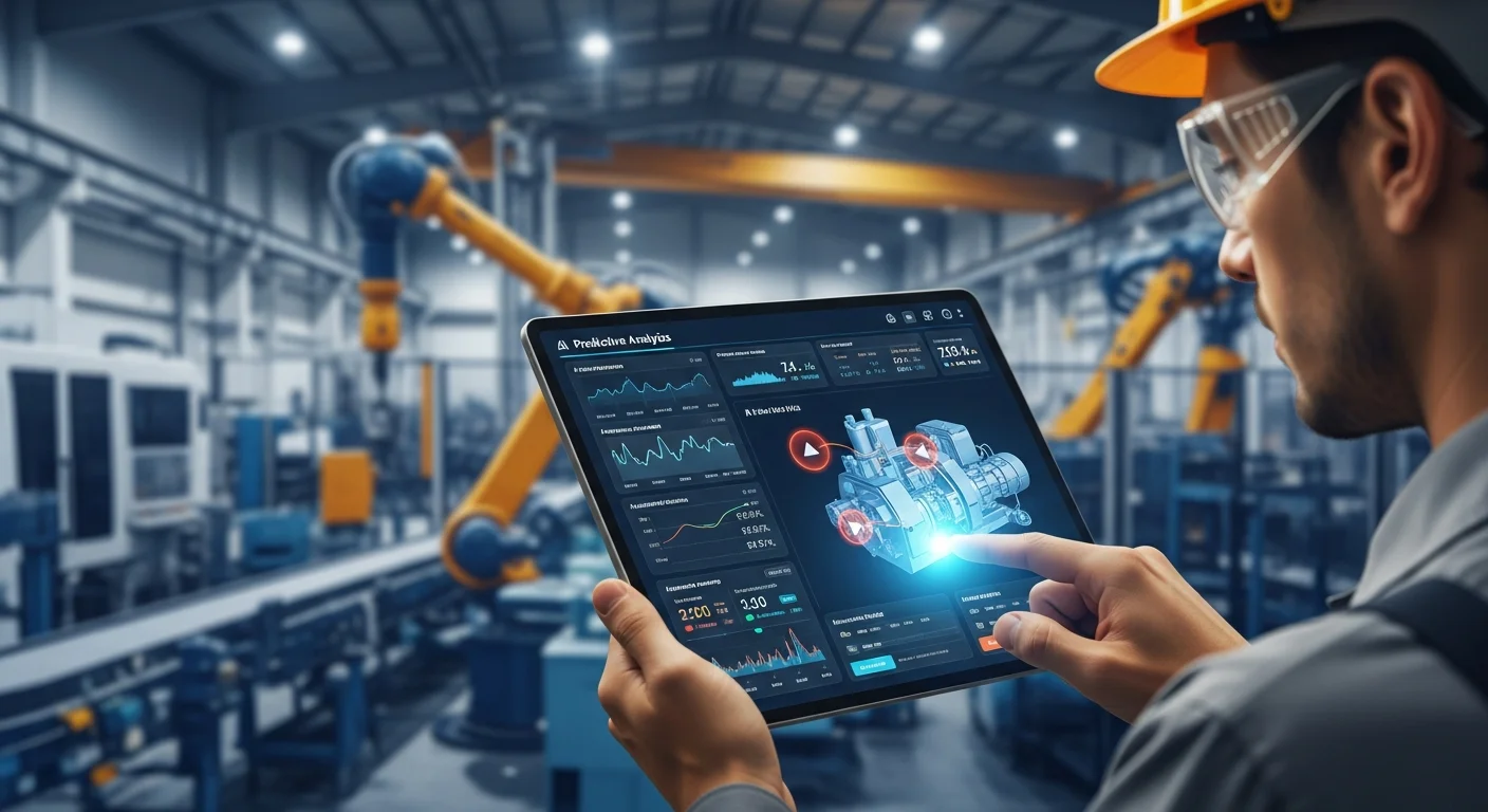 Analytics AI per manutenzione predittiva con machine learning e monitoraggio predittivo guasti