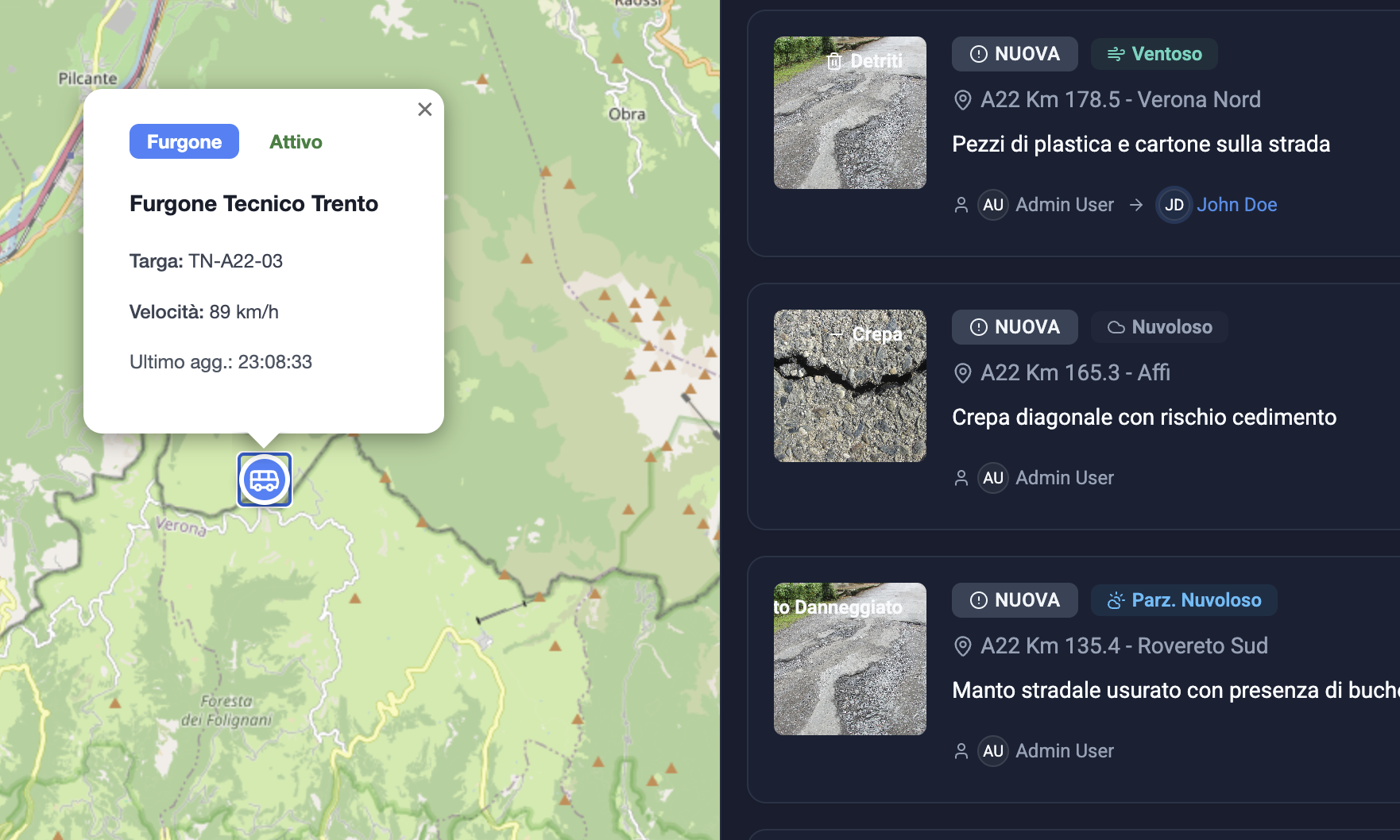 StreetWatch Tracciamento Flotta GPS