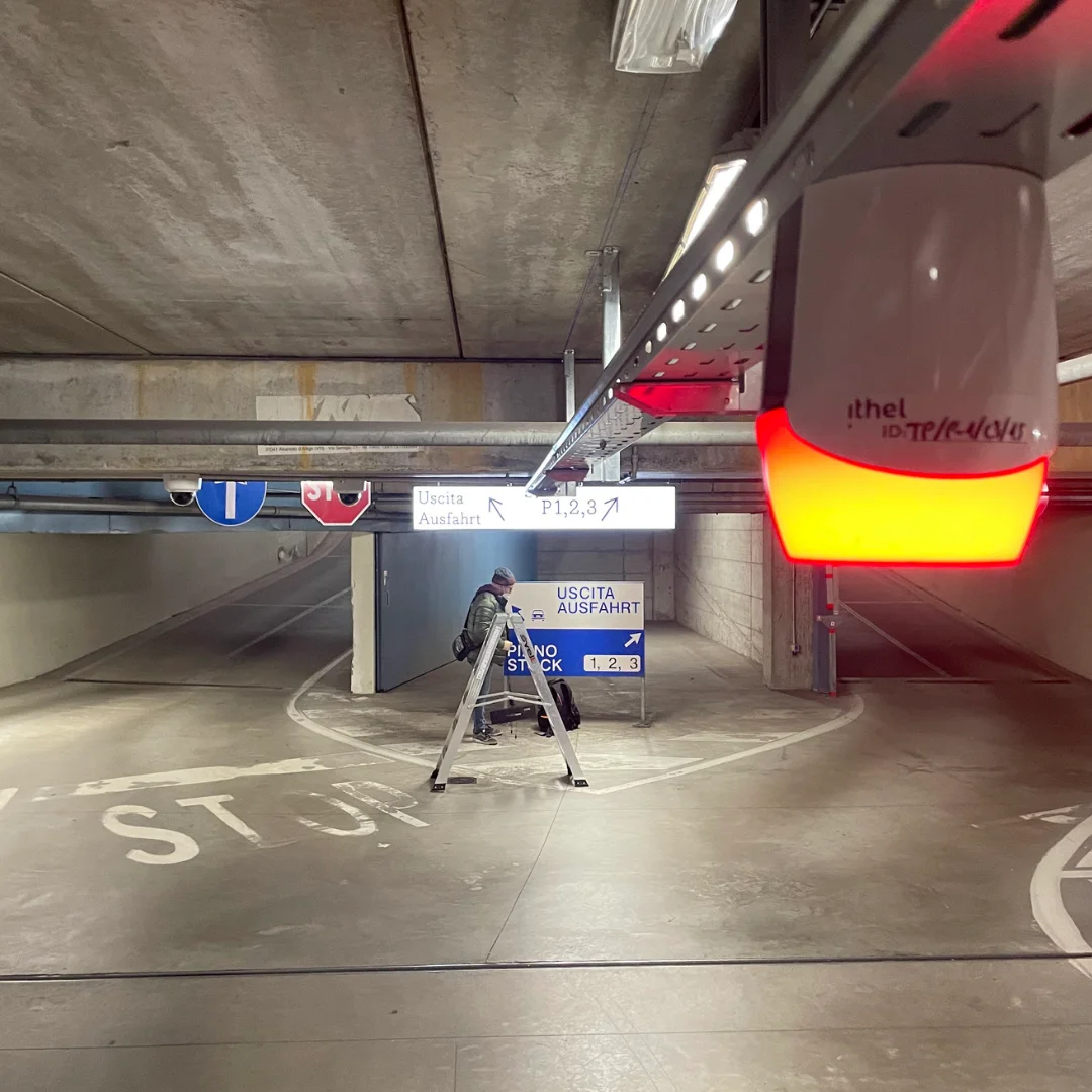 Sistema intelligente di rilevazione posti auto liberi/occupati con videosorveglianza IP e analisi video AI