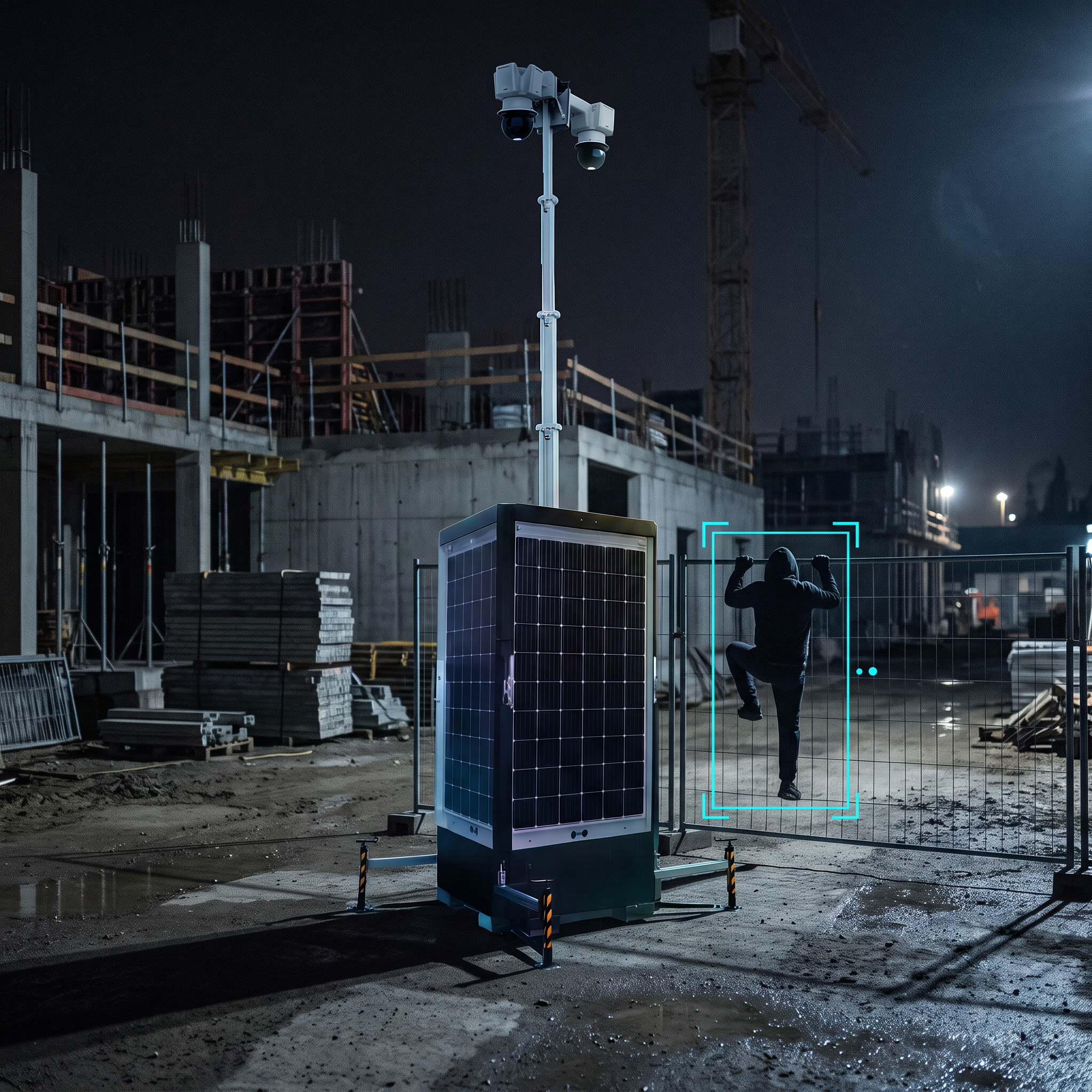 cantiere monitorato dal sistema T-Vigilo