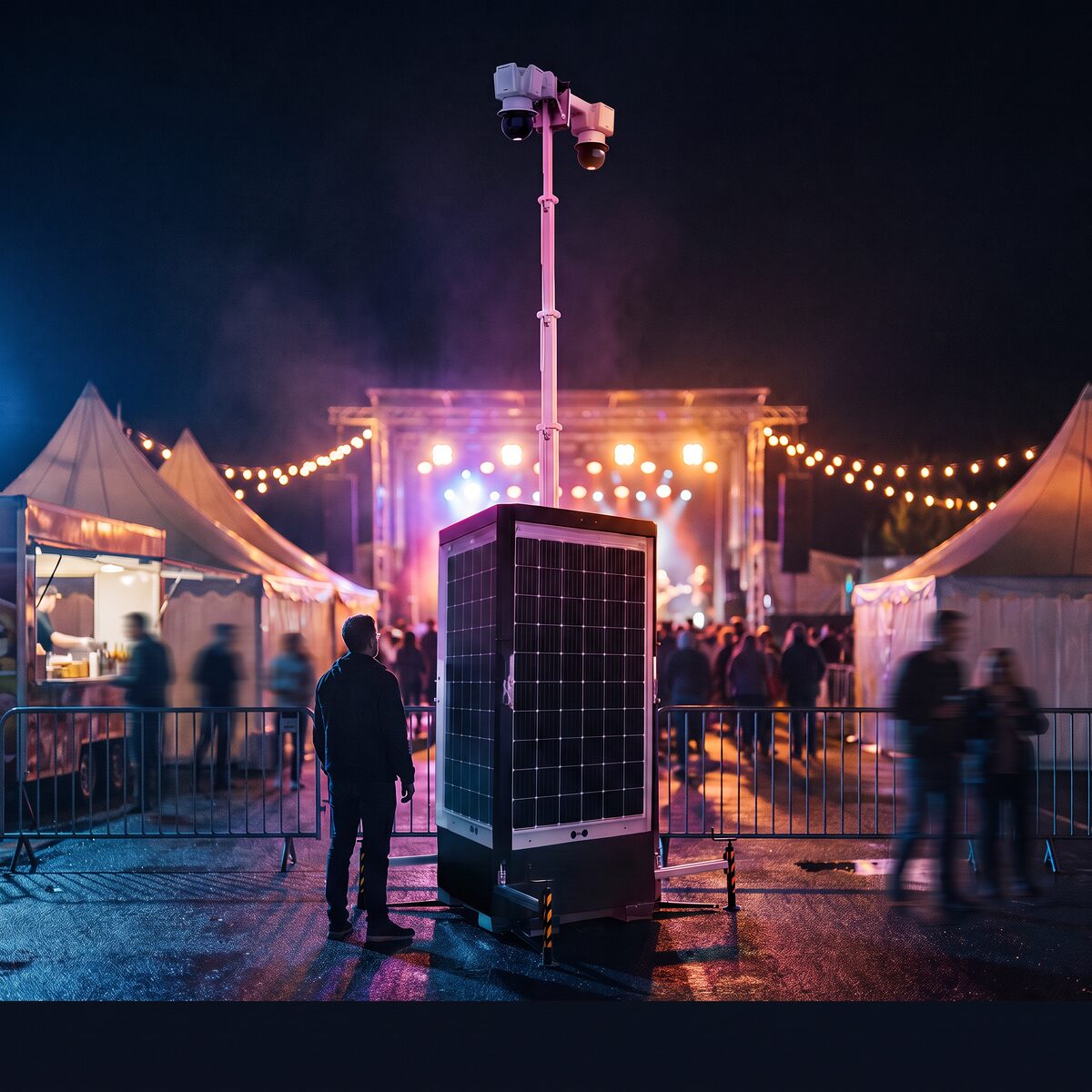 evento e allestimento monitorato dal sistema T-Vigilo